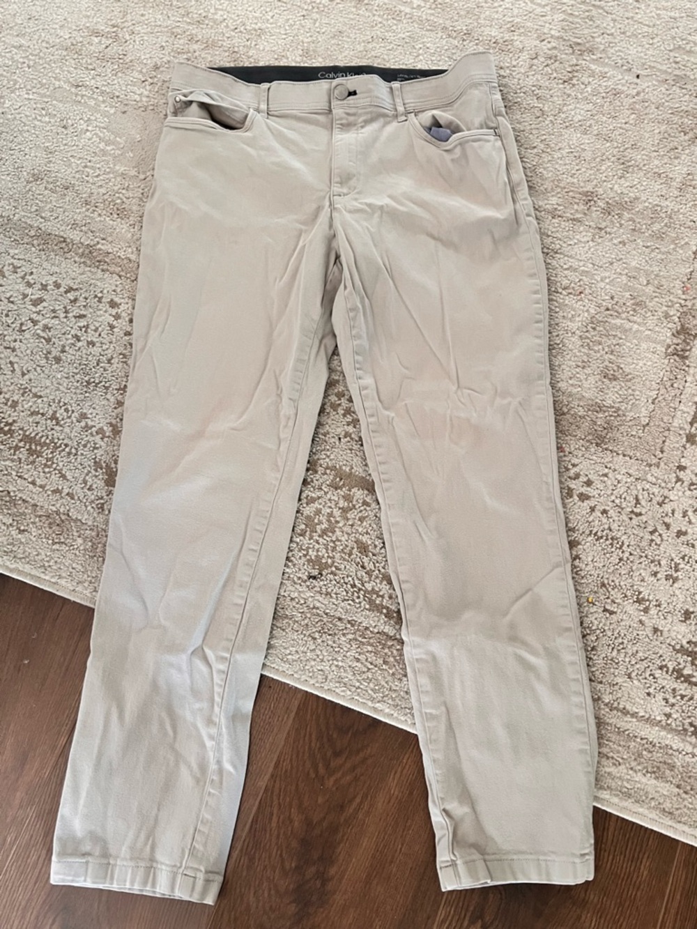 Calvin Klein Women's Light Tan Straight Leg Jeans 👖 👖 2 for this price